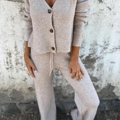 Women's Cardigan Set | Soft & Warm Layering