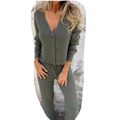 Women's Cardigan Set | Soft & Warm Layering