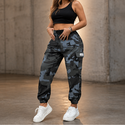 Women's Cargo Joggers | Stretch Waist & Deep Pockets