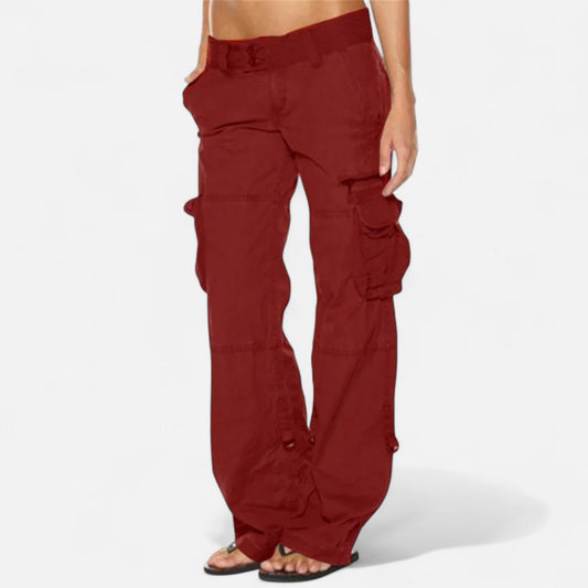 Women's Cargo Trousers | Wide Leg & Low Rise