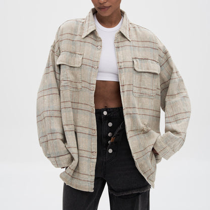 Women's Casual Jacket | Relaxed Fit & Chest Pockets
