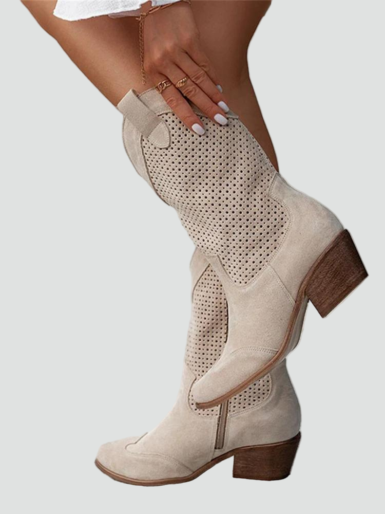 Women's Cowboy Boots | Perforated & Comfortable Heel