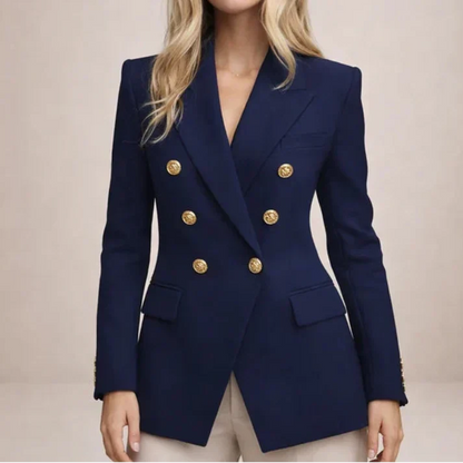 Women's Double Breasted Blazer | Tailored Office Wear