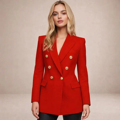 Women's Double Breasted Blazer | Tailored Office Wear