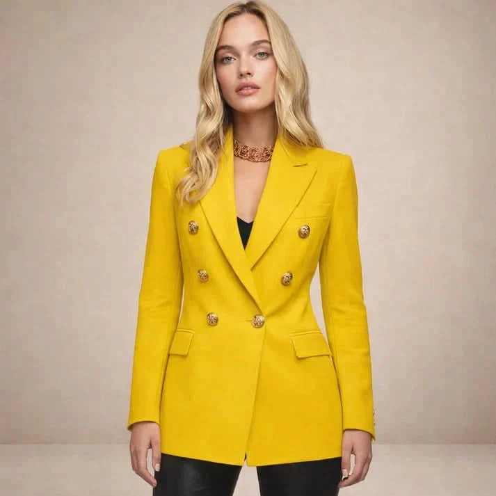 Women's Double Breasted Blazer | Tailored Office Wear