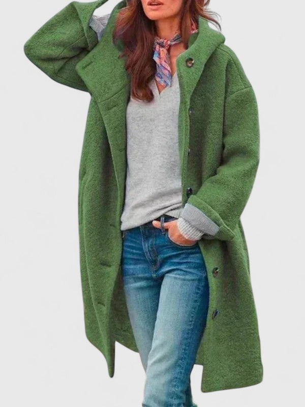 Women's Elegant Coat | Hooded & Warm
