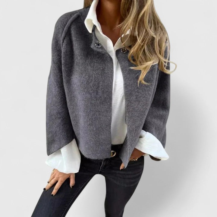 Women's Elegant Jacket | Relaxed Fit & Stylish Details