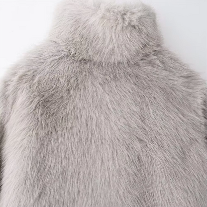 Women's Fur Collar Jacket | Warm & Elegant