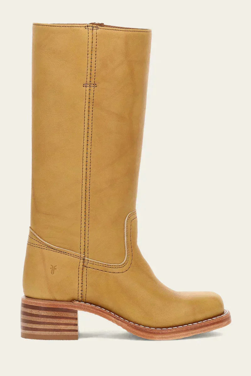 Women's High Boots | Block Heel & Slip-On Design