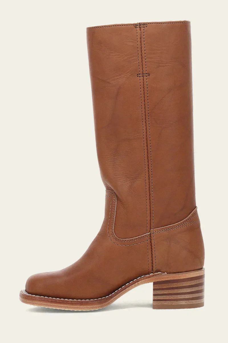Women's High Boots | Block Heel & Slip-On Design