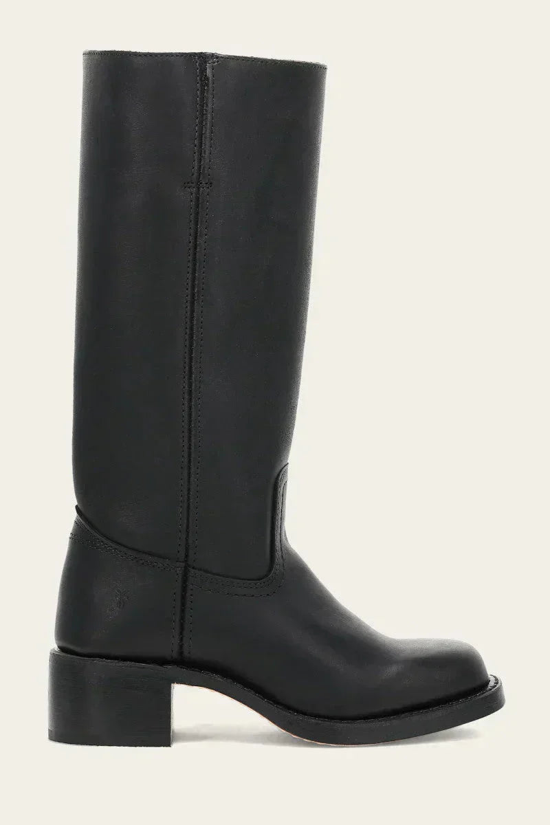 Women's High Boots | Block Heel & Slip-On Design