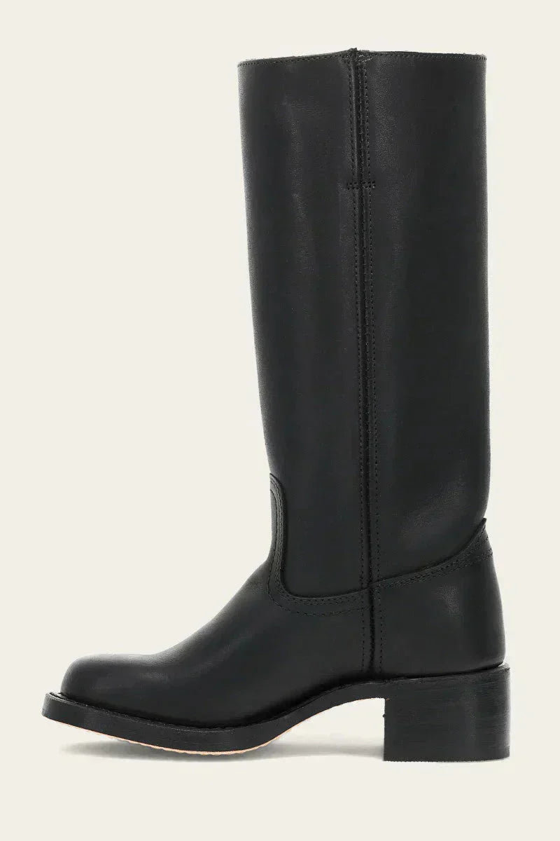 Women's High Boots | Block Heel & Slip-On Design
