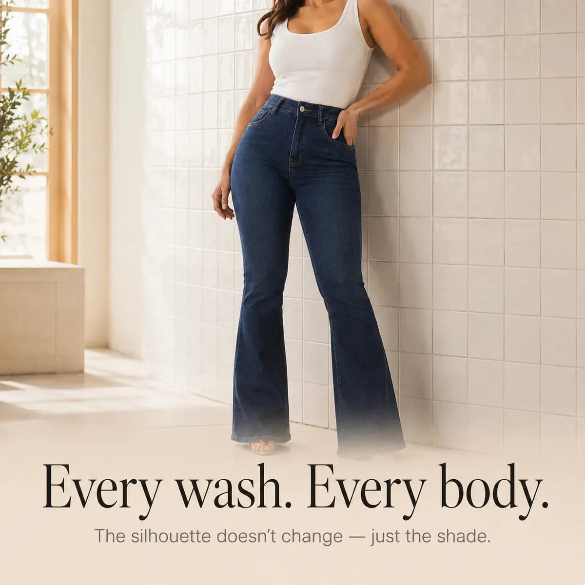 Women's High Waist Flare Jeans | Butt-Lifting & Stretch Fit