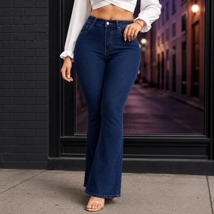 Women's High Waist Flare Jeans | Butt-Lifting & Stretch Fit