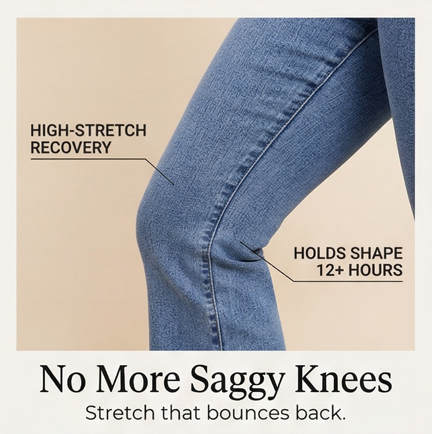 Women's High Waist Flare Jeans | Stretch & No Pinch Waistband