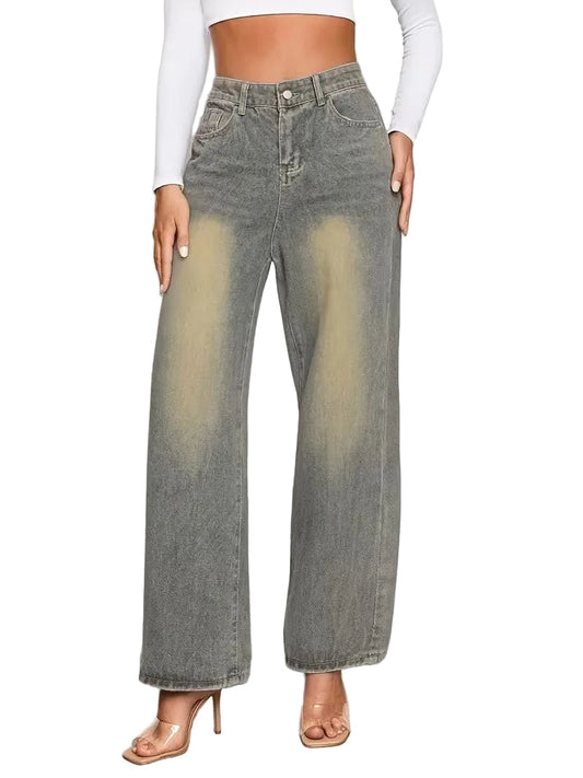 Women's High-Waisted Wide-Leg Trousers | Flattering Fit