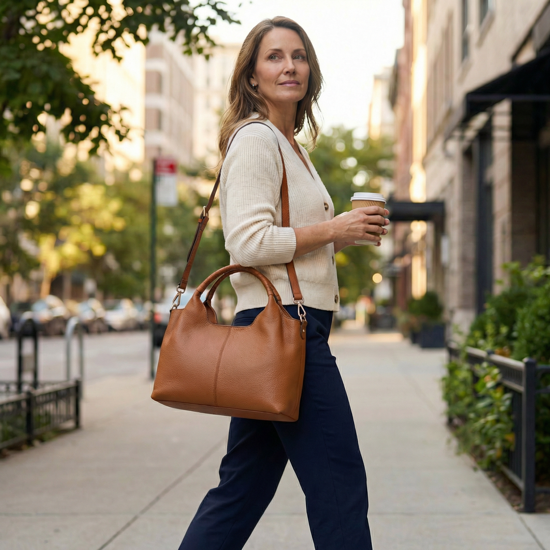 Women's Hobo Bag | Multi-Pocket & Three Ways to Carry