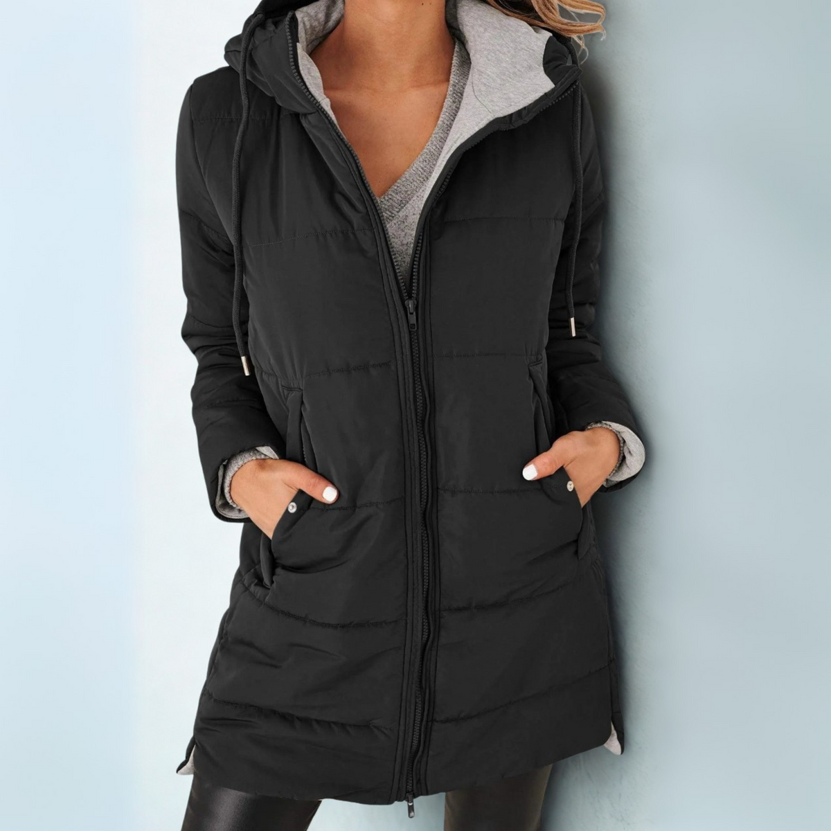 Women's Hooded Jacket | Warm & Wind Resistant