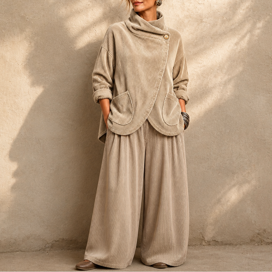 Women's Hooded Poncho | Angled Hem & Cosy Warmth