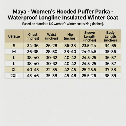Women's Hooded Puffer Parka | Waterproof & Insulated