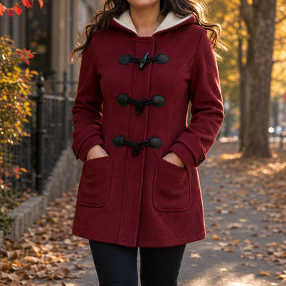 Women's Hooded Winter Coat | Wind Proof & Warm