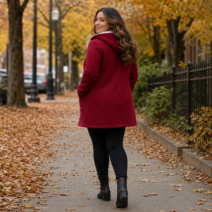 Women's Hooded Winter Coat | Wind Proof & Warm