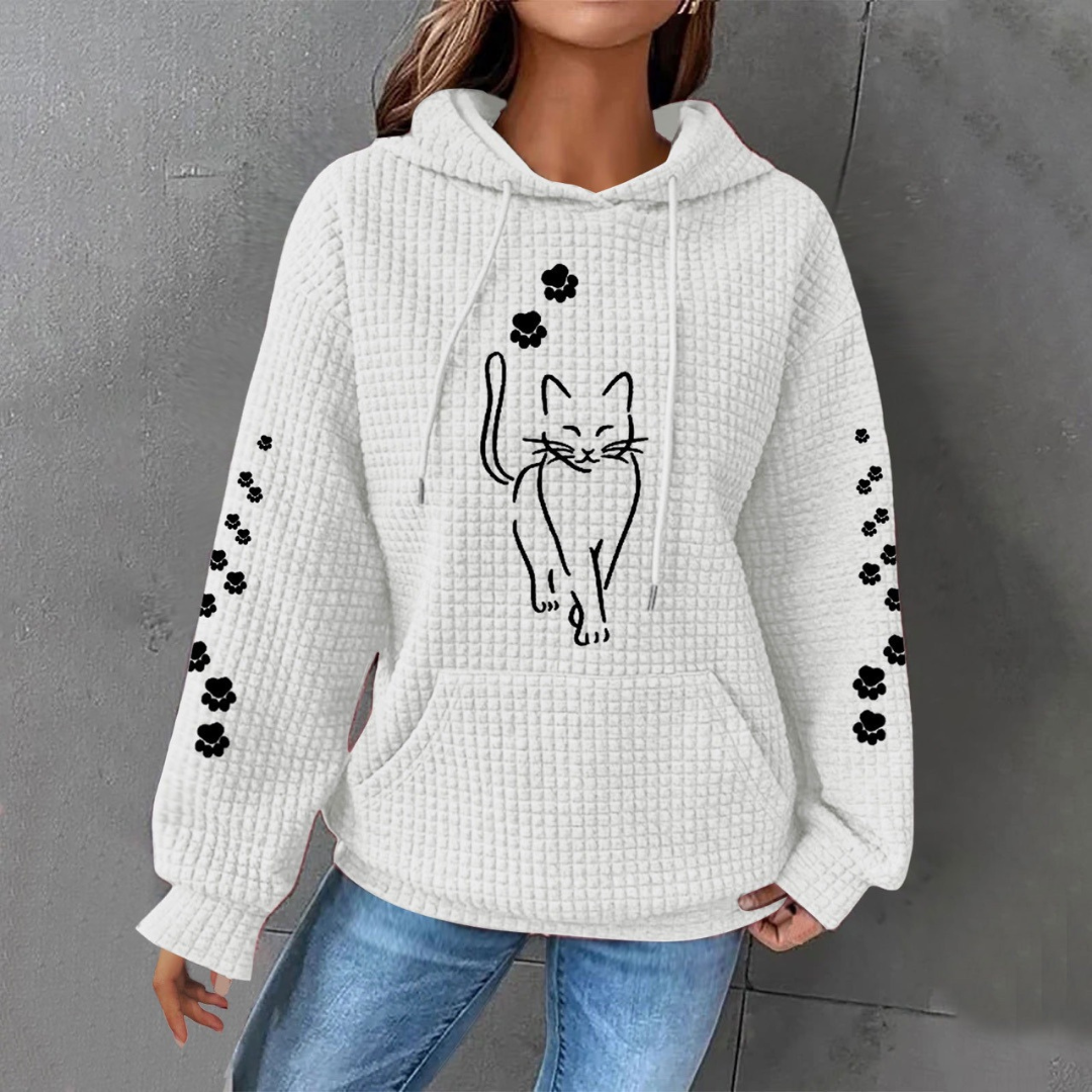 Women's Hoodies Relaxed Feminine Fit Long Sleeve Cosy with Soft Lining