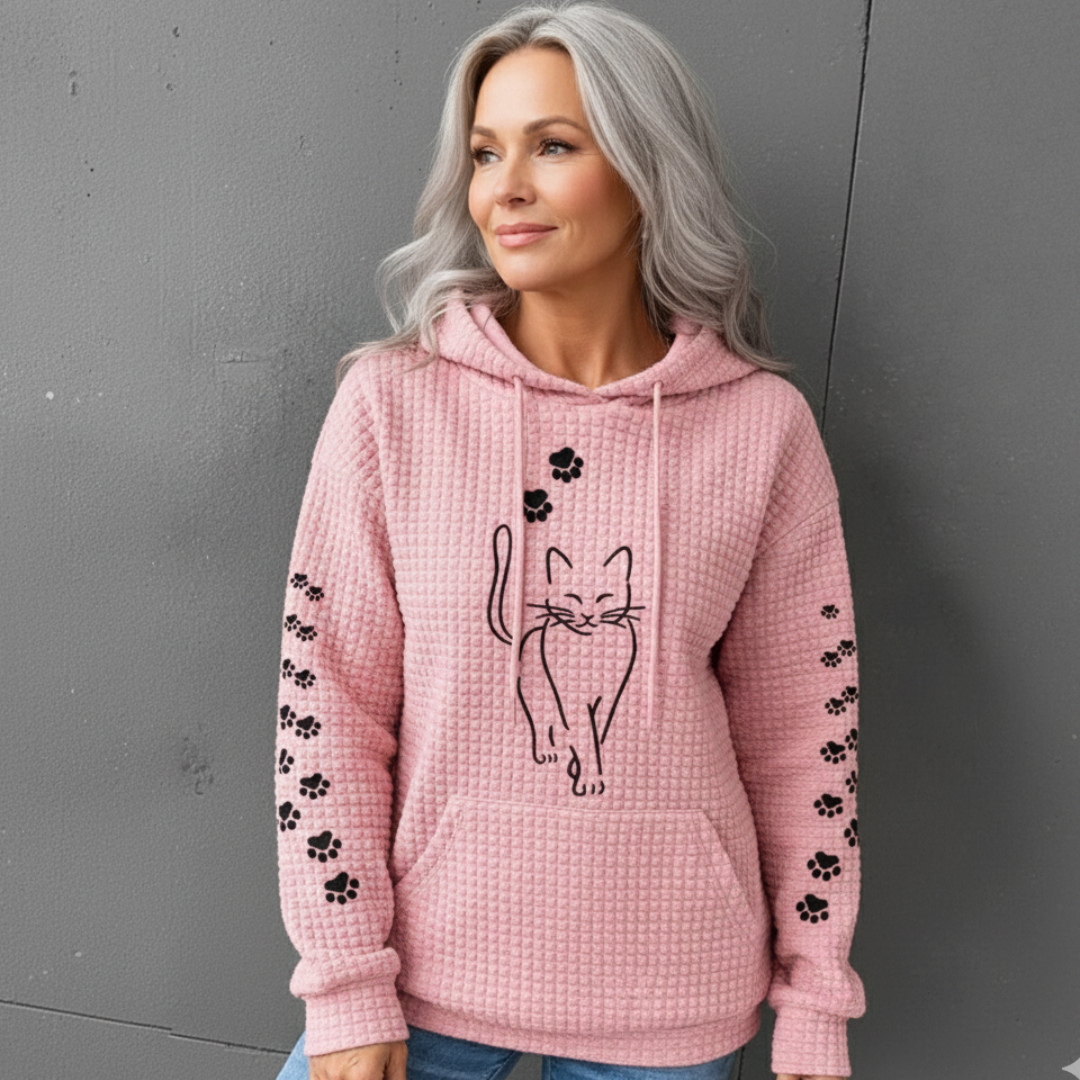 Women's Hoodies Relaxed Feminine Fit Long Sleeve Cosy with Soft Lining