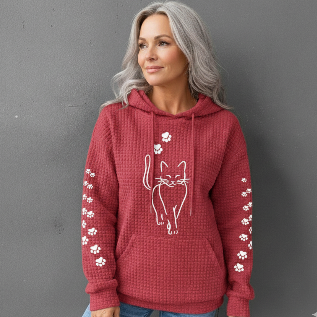 Women's Hoodies Relaxed Feminine Fit Long Sleeve Cosy with Soft Lining