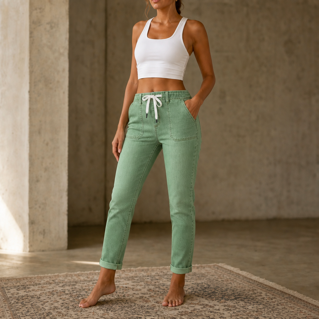Women's Joggers | Drawstring Waist & Tapered Leg