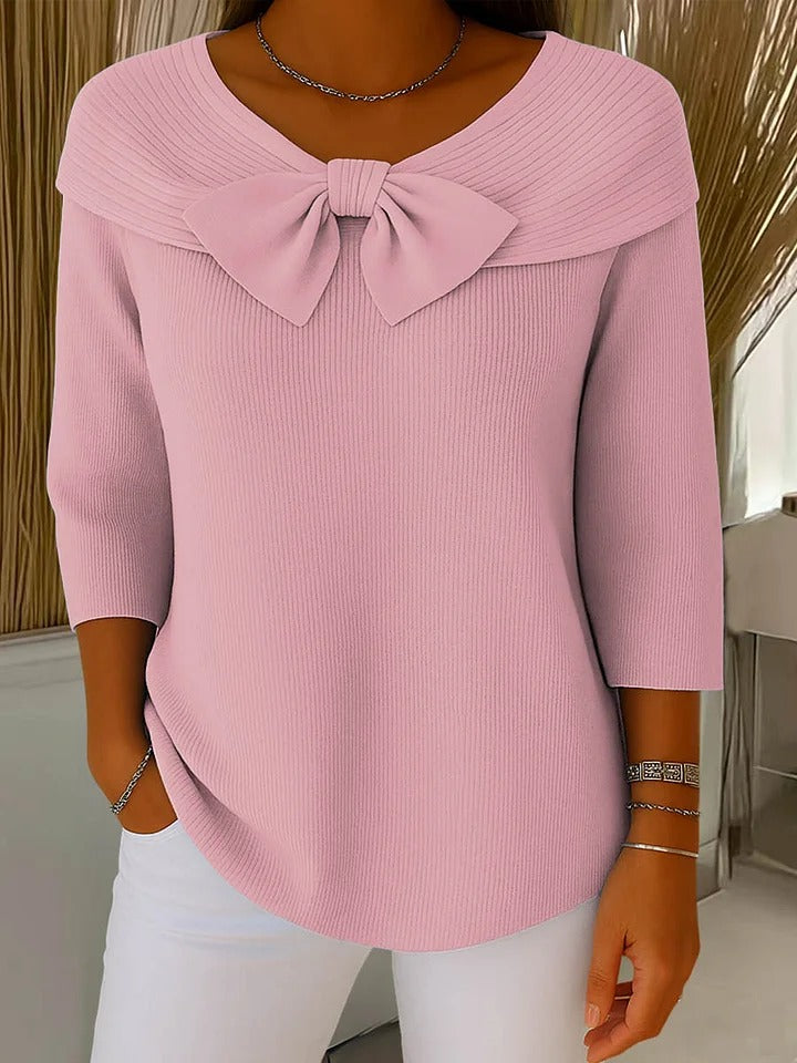 Women's Jumper | Bow Detail & Flattering Fit