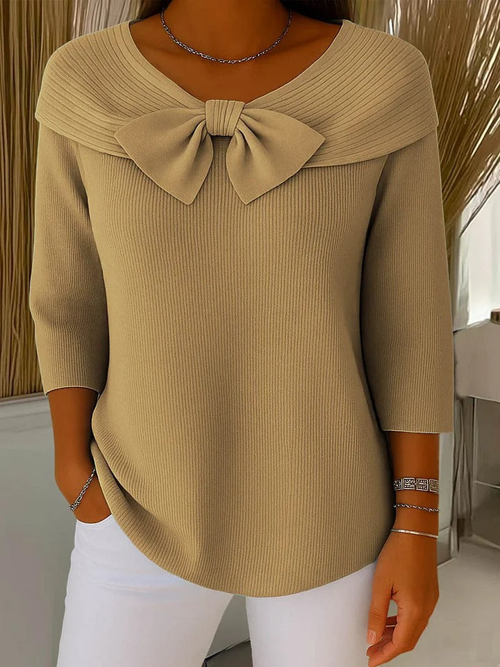 Women's Jumper | Bow Detail & Flattering Fit
