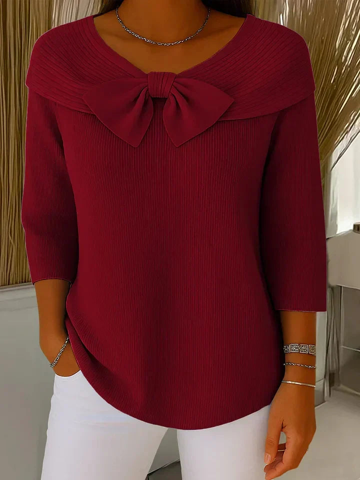 Women's Jumper | Bow Detail & Flattering Fit