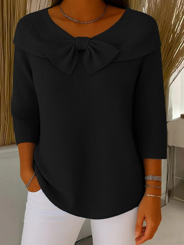 Women's Jumper | Bow Detail & Flattering Fit
