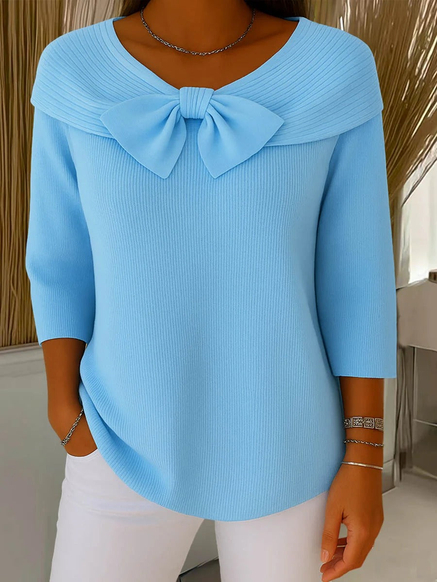 Women's Jumper | Bow Detail & Flattering Fit