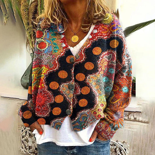 Women's Jumper Relaxed Fit Versatile Knit Long Sleeve with Easy Care