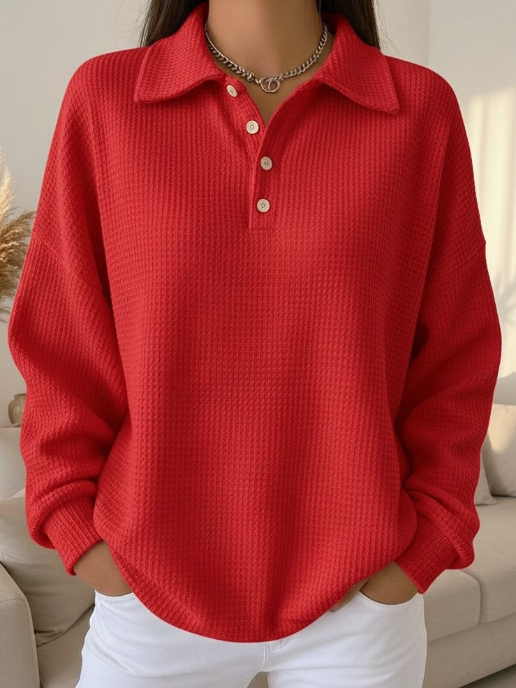 Women's Jumper | Stretch Comfort & Classic Collar