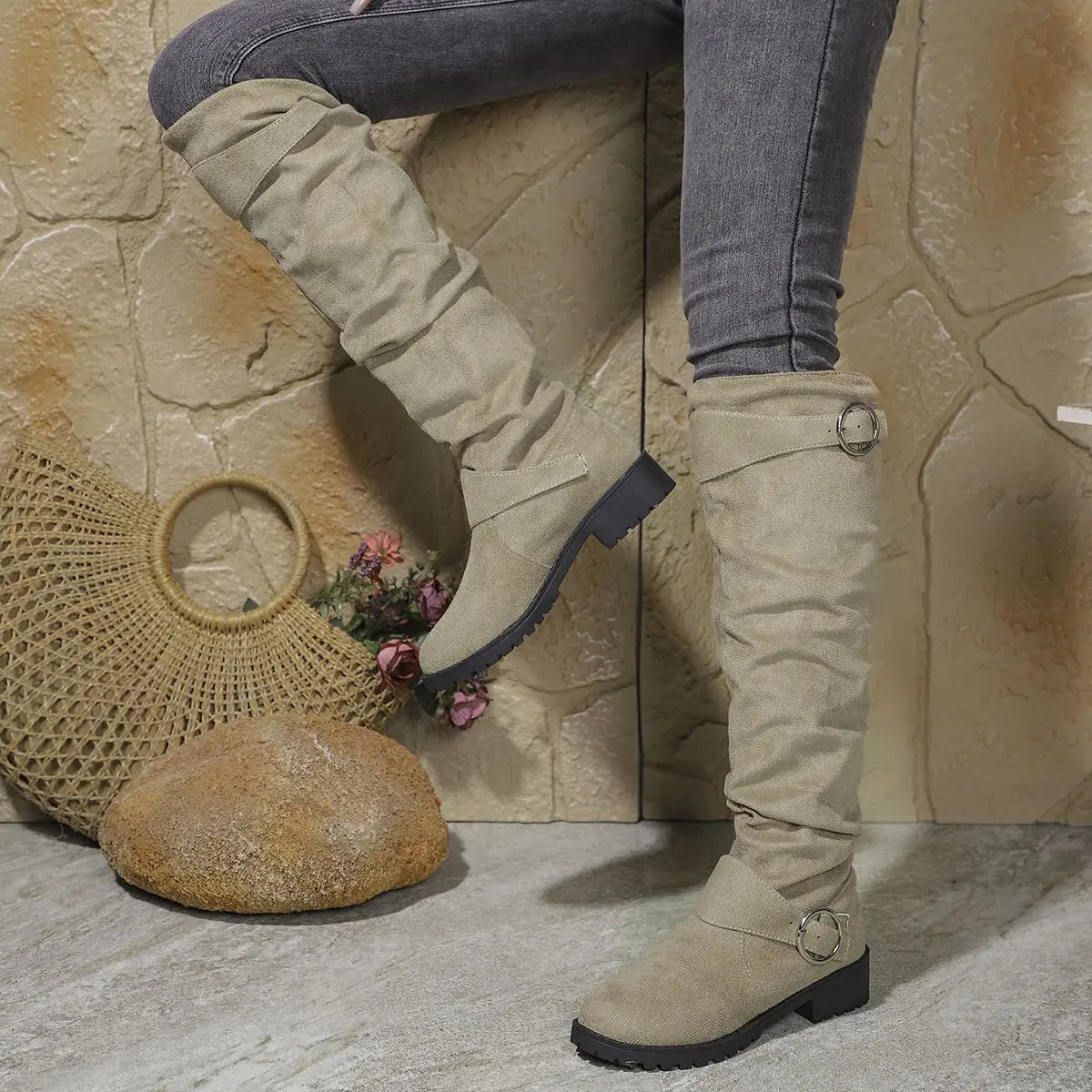 Women's Knee High Boots | Slouchy Fit & All Day Comfort