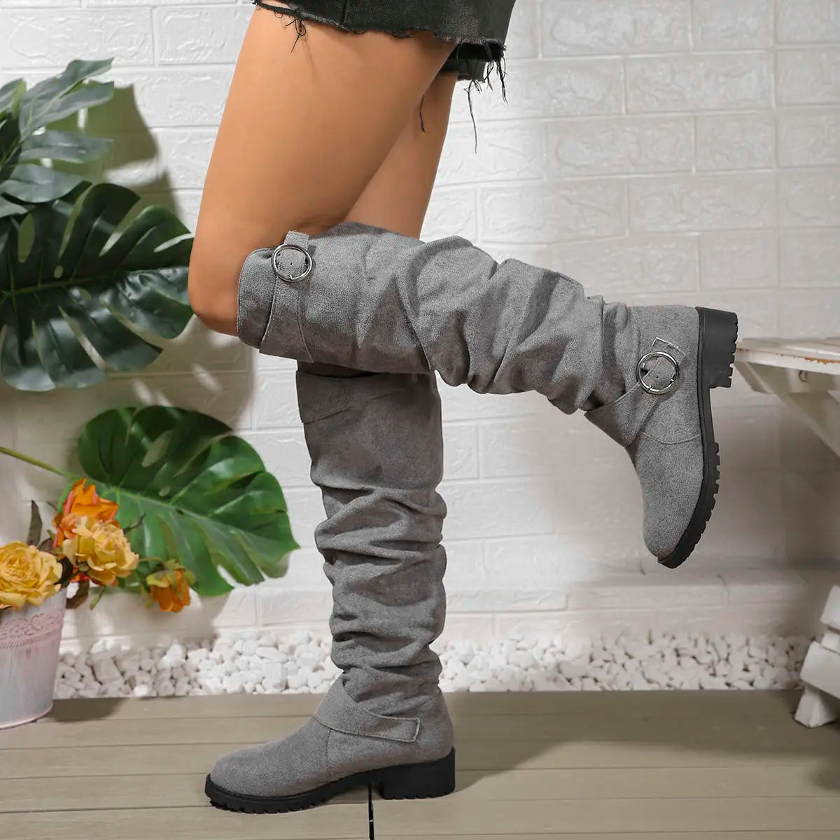 Women's Knee High Boots | Slouchy Fit & All Day Comfort