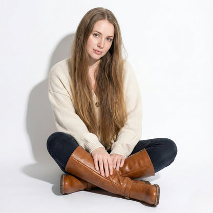 Women's Knee-High Boots Supportive Winter Flat Sole