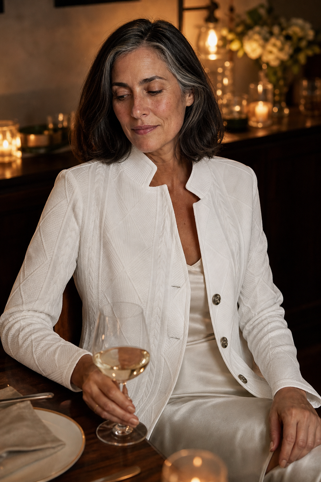 Women's Knit Blazer | Stretch Comfort & Structured Fit
