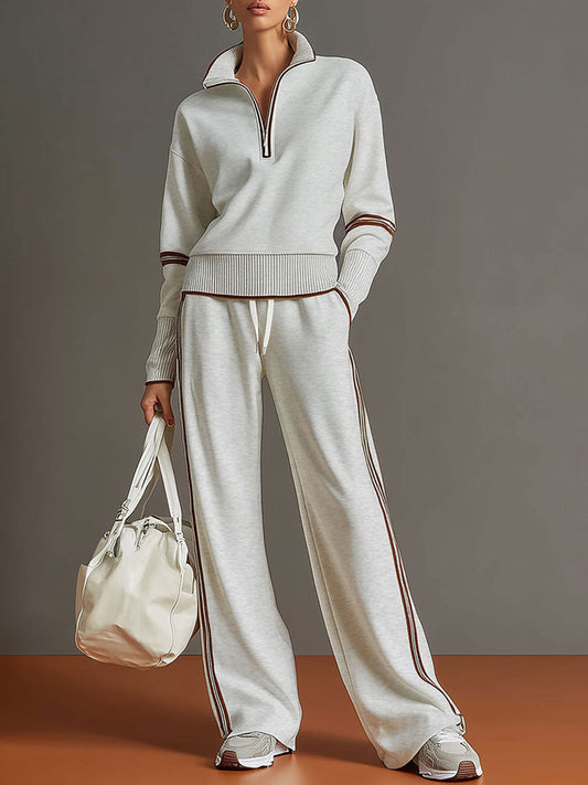Women's Knit Co-ord Set | Wide-Leg Comfort Fit
