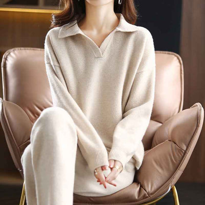 Women's Knit Set | Relaxed & Collared