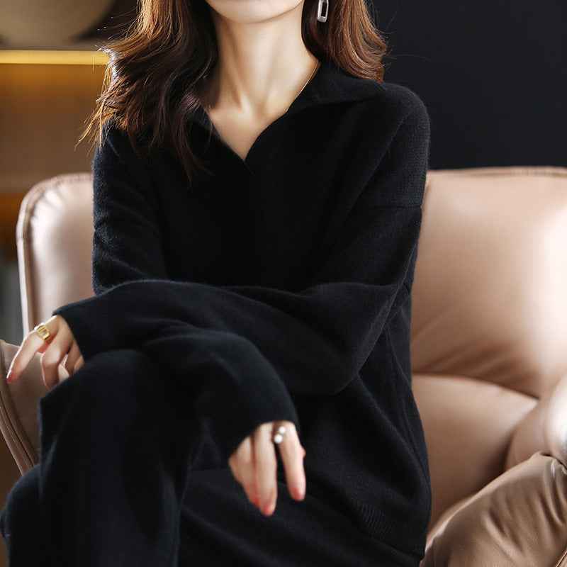 Women's Knit Set | Relaxed & Collared