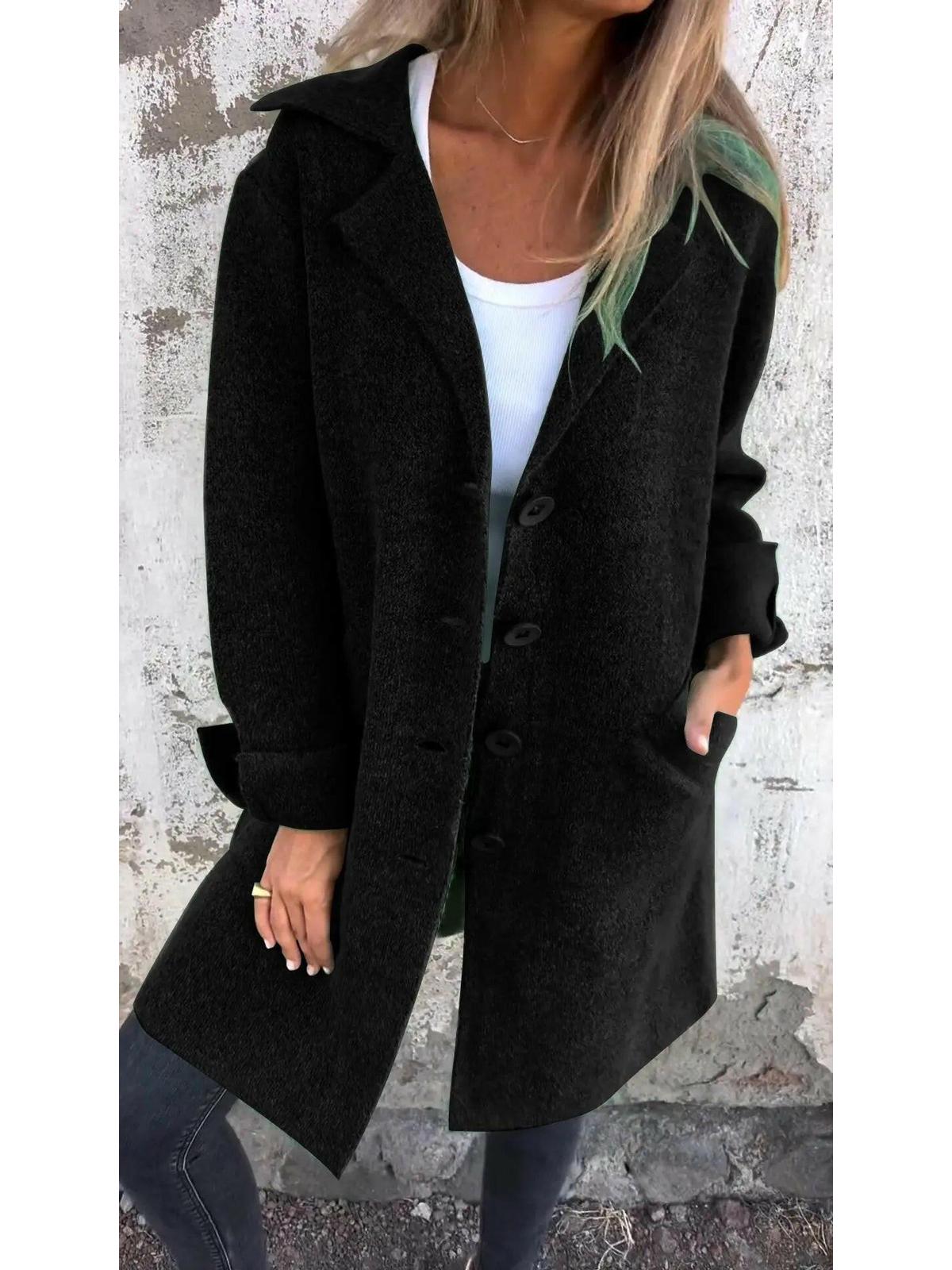 Women's Long Knit Coat | Soft & Warm for Autumn