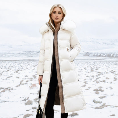 Women's Longline Parka | Hooded & Belted Warmth