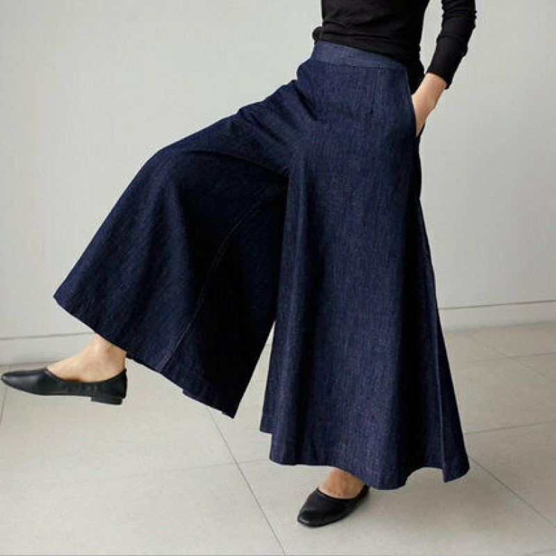 Women's Loose Fit Jeans Relaxed Casual Trousers Comfort