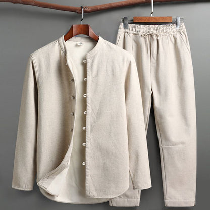 Women's Loungewear Set Relaxed Fit Hook Front with Breathable Knit