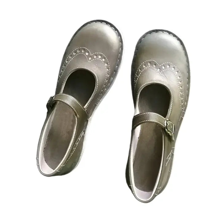 Women's Mary Jane Shoes | Buckle-Strap & Round Toe