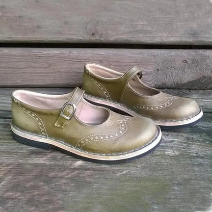 Women's Mary Jane Shoes | Buckle-Strap & Round Toe